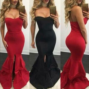 Beautiful maxi red dress